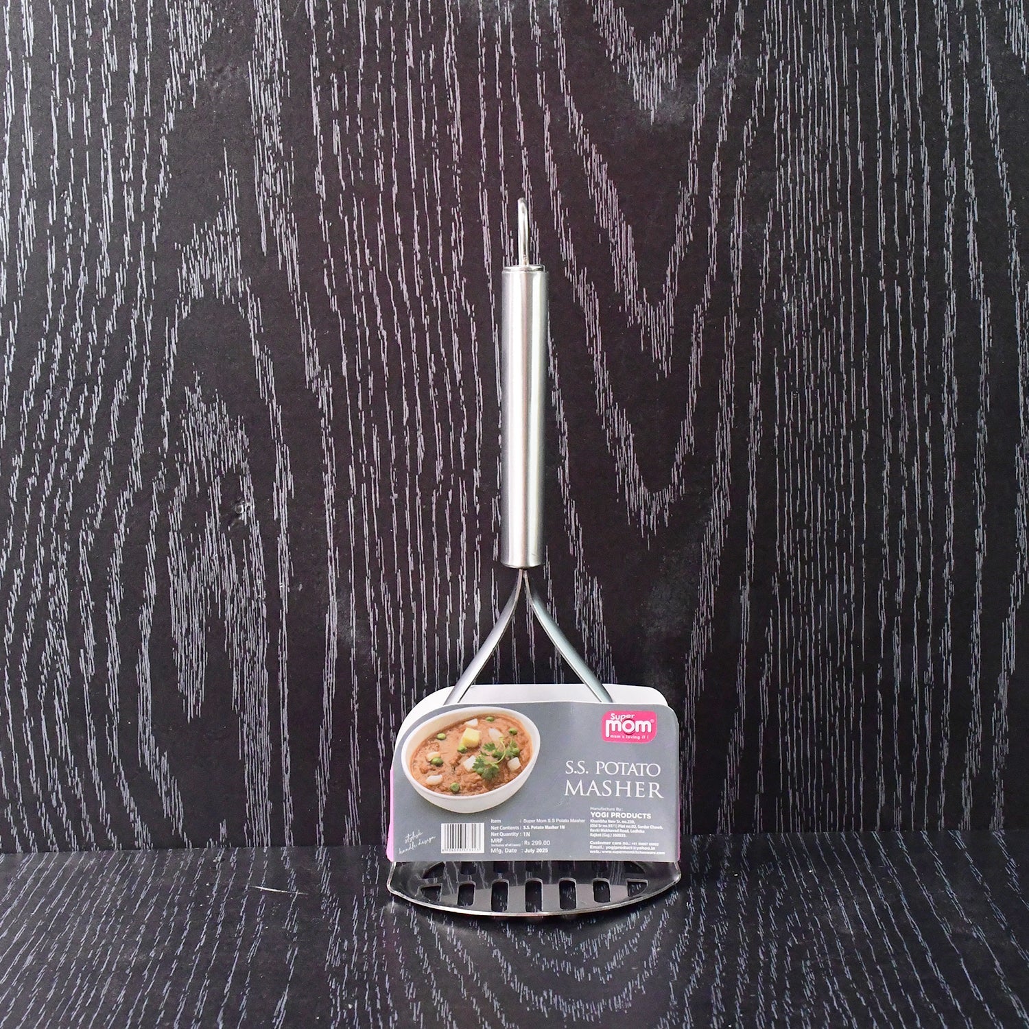 Supermom Stainless Steel Potato Masher with Stylish Handle (1 Pc) signaturekarts