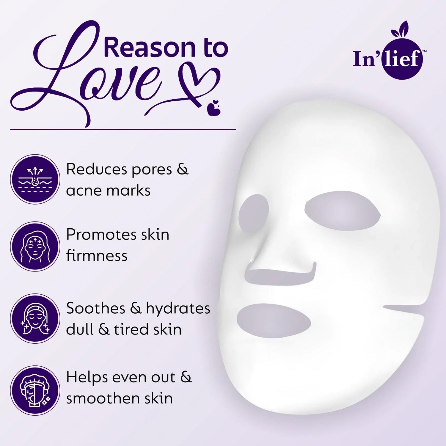 In’lief Salicylic Acid 1% Clarifying & Pore-Refining Facial Sheet Mask (1 Pc) signaturekarts