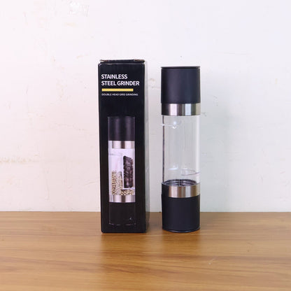 2-in-1 Stainless Steel Salt and Pepper Grinder Signature Kart