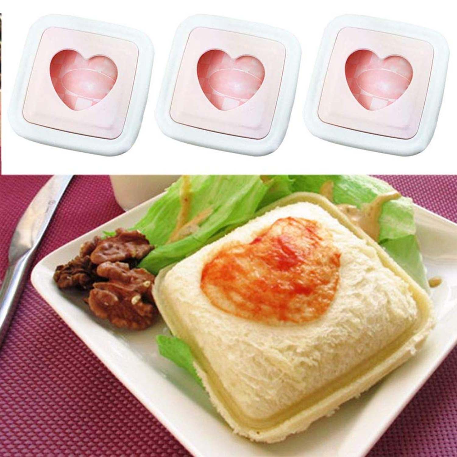 Heart Shape Sandwich Cutter & Bread Press (1 Pc) signaturekarts