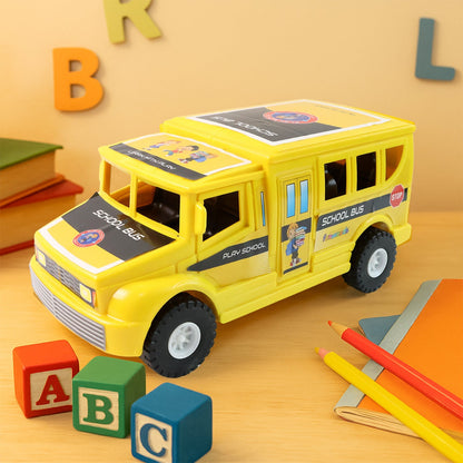 Funwoods Friction-Powered School Bus Toy - (1 Pc) signaturekarts