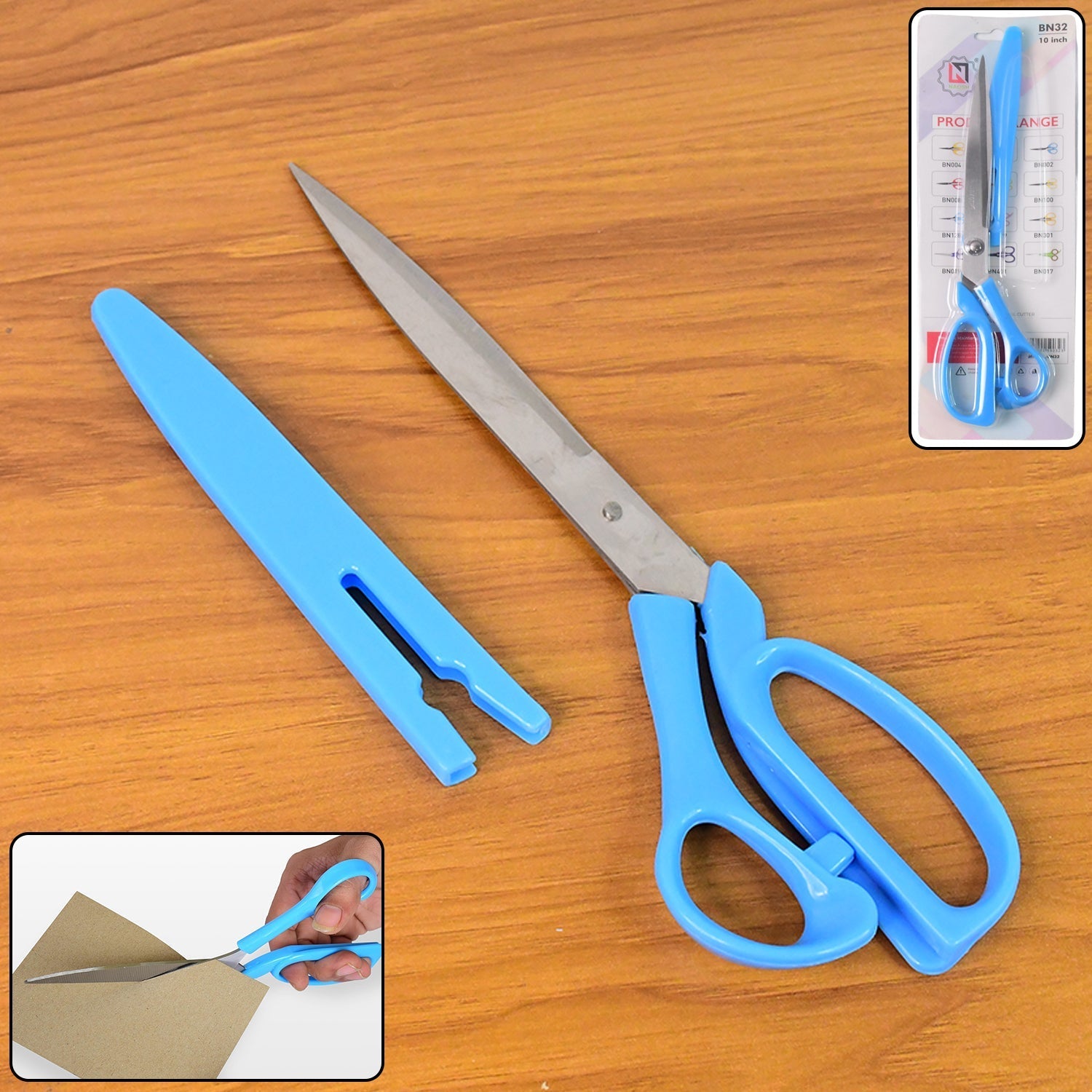 Carbo Titanium Stainless Steel Scissors (10 inch) Signature Kart