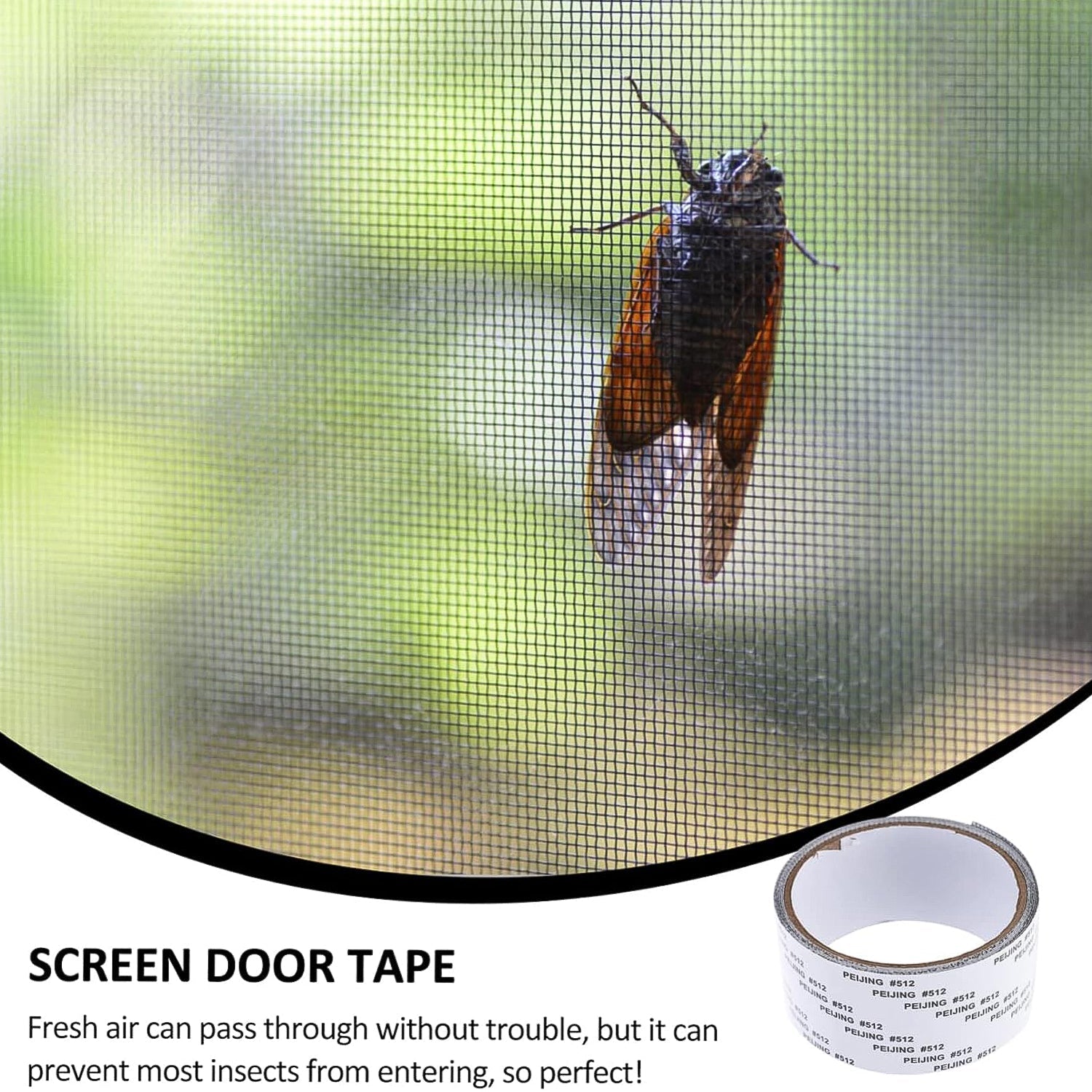 Self-Adhesive Mosquito Net Repair Tape – 2M x 5CM Roll – 1 Pc Signature Kart