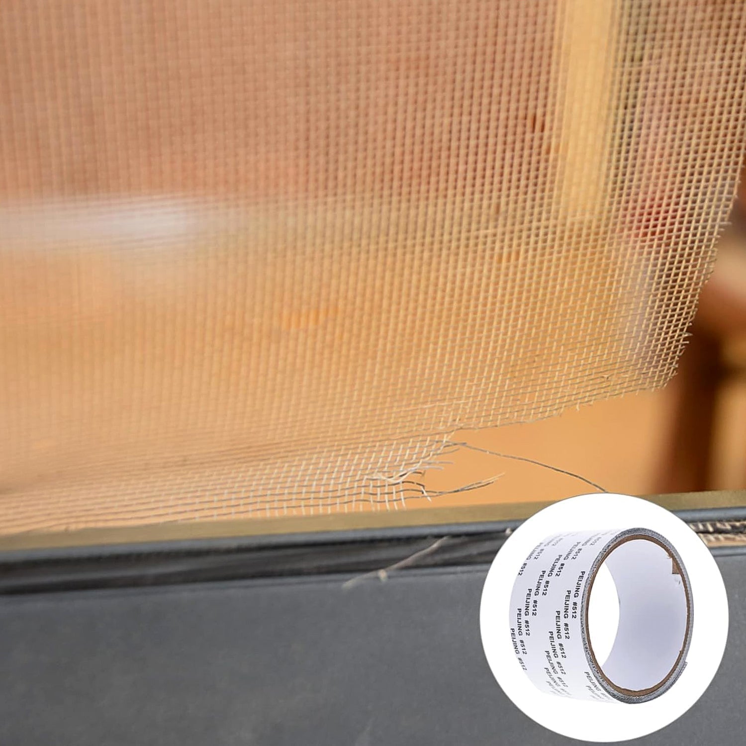 Self-Adhesive Mosquito Net Repair Tape – 2M x 5CM Roll – 1 Pc Signature Kart