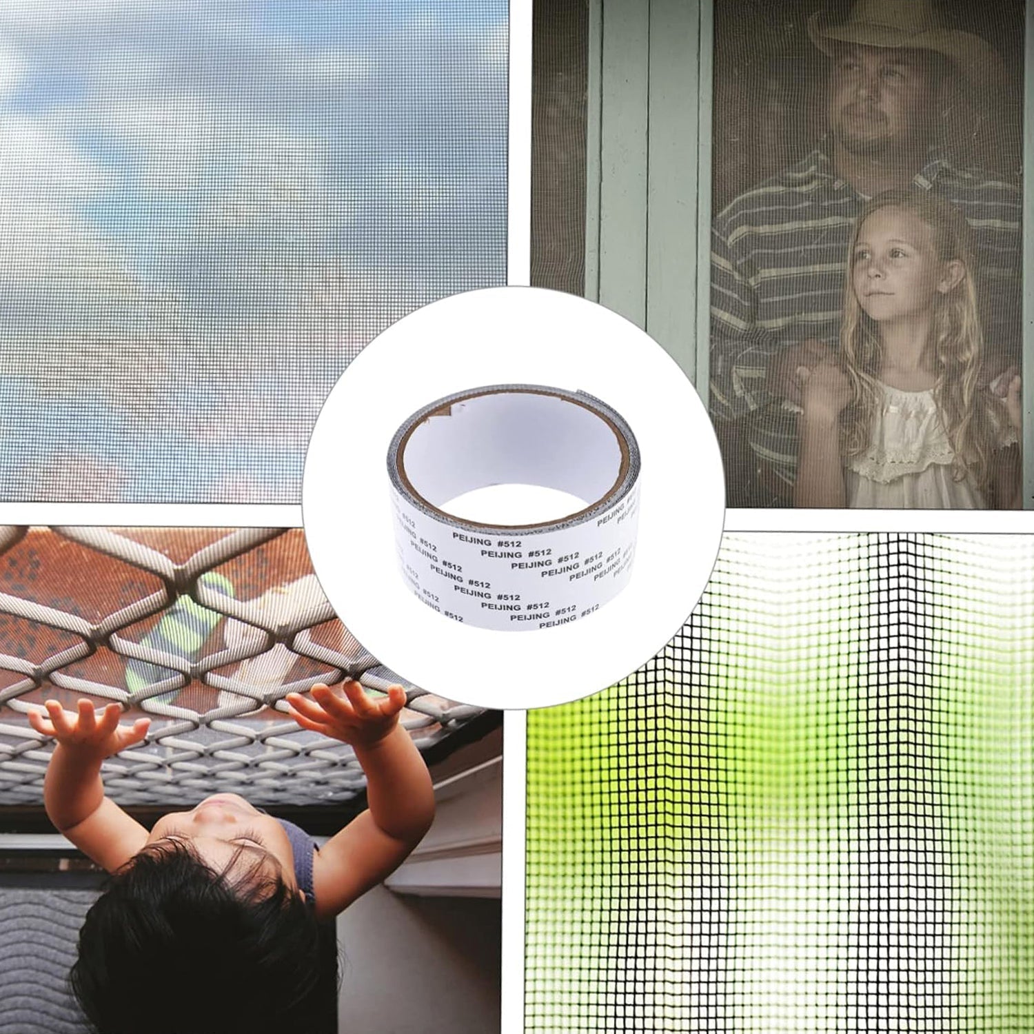 Self-Adhesive Mosquito Net Repair Tape – 2M x 5CM Roll – 1 Pc Signature Kart