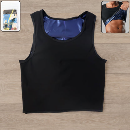 Men’s Slim Fit Sweat Shaper Tank Top (S/M, 1 Pc) signaturekarts