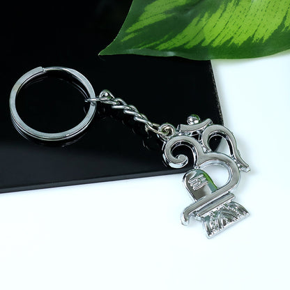 Shivling Trishul Metal Keychain Set (5 Pc Mix Design) signaturekarts