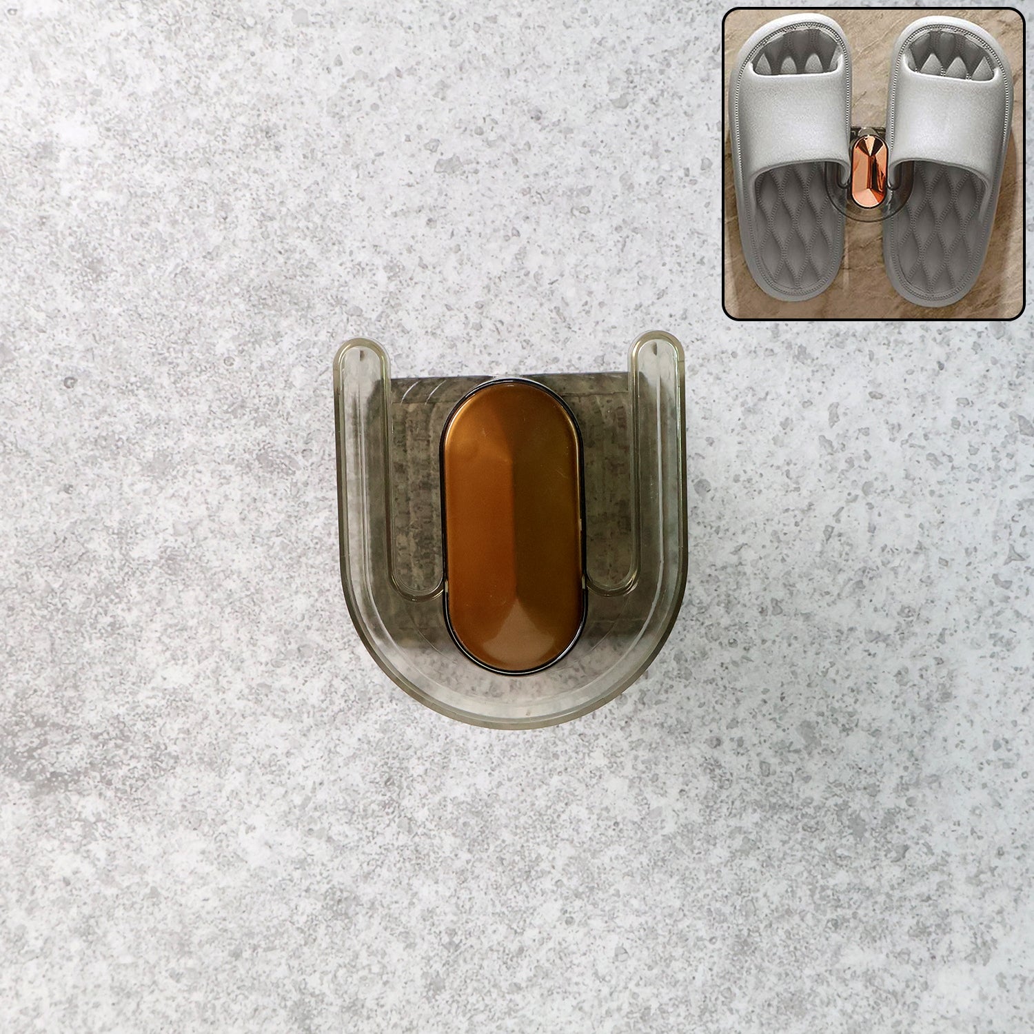 Self-Adhesive Wall Mount Slipper Holder (1 Pc) signaturekarts