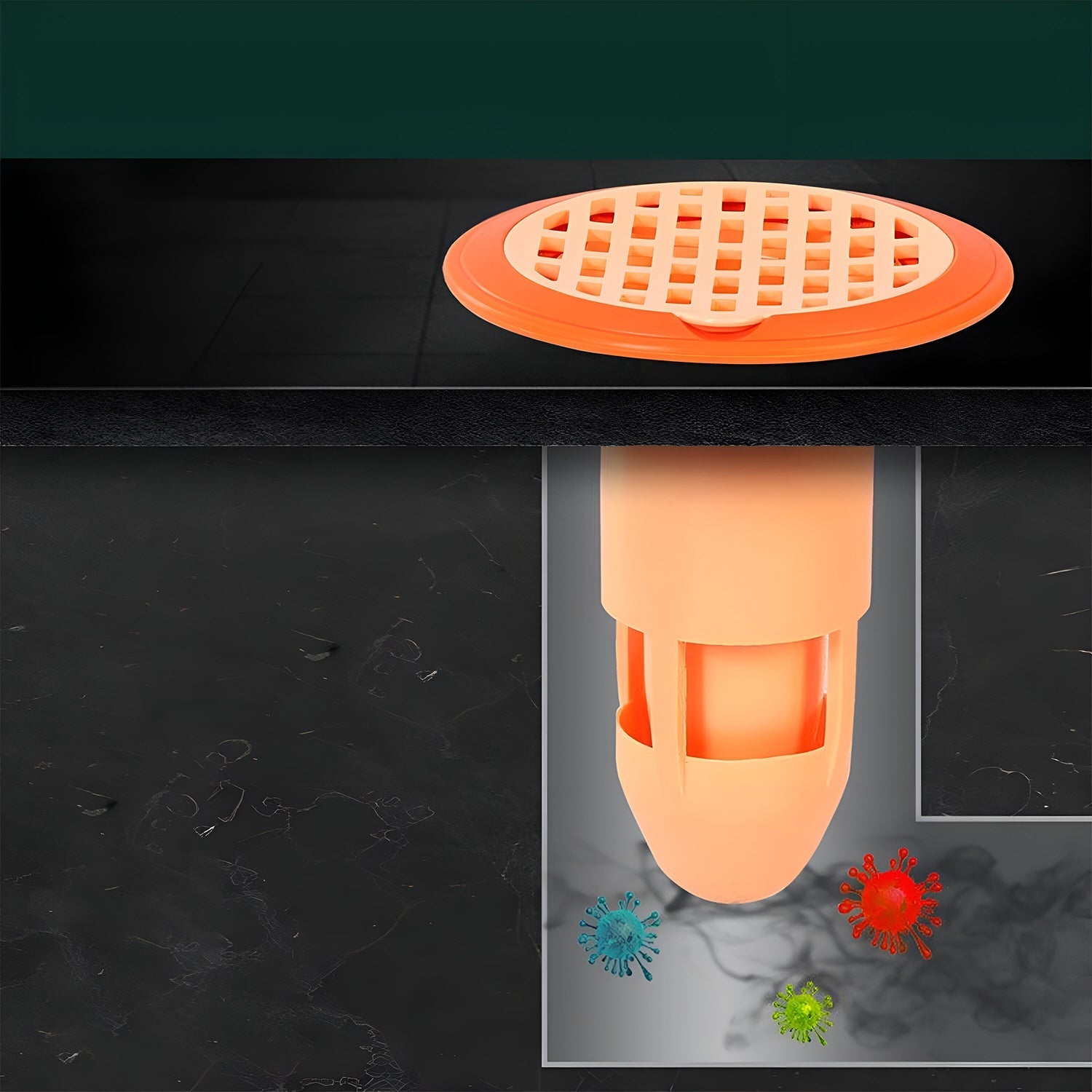 Bathroom & Kitchen Plastic Drain Strainer (1 Pc) The Morsignaturekarts