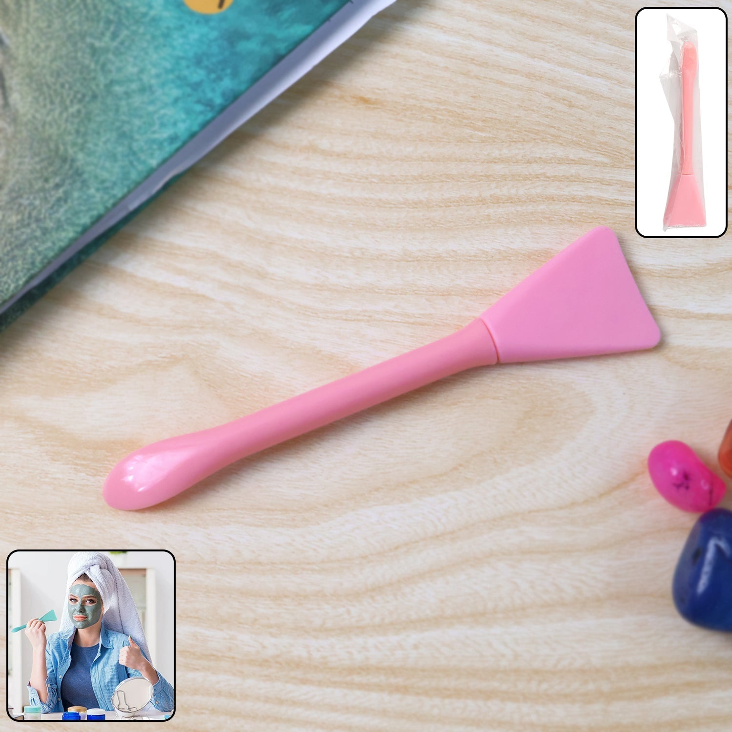 Facial Mask Applicator Spatula - (1 Pc) signaturekarts