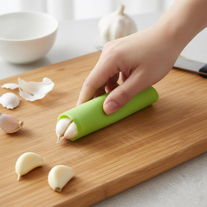 Silicone Garlic Peeler Tube Easy Hand Roller Peeling Tool (1 Pc) signaturekarts