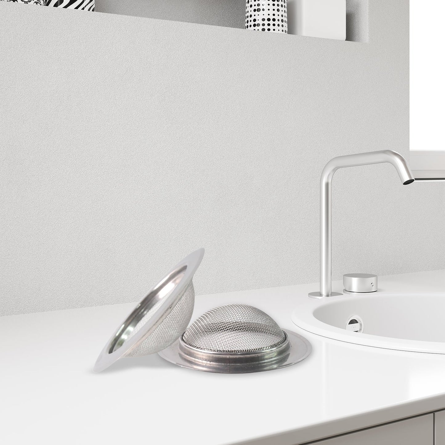 Supermom Stainless Steel Sink Strainer (1 Pc) signaturekarts
