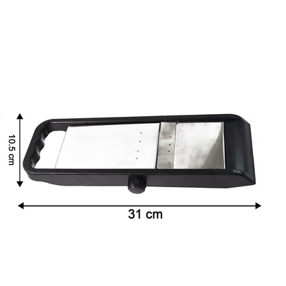 Supermom Adjustable Plastic Slicer, 1-Piece, Black / Silver Your Brand