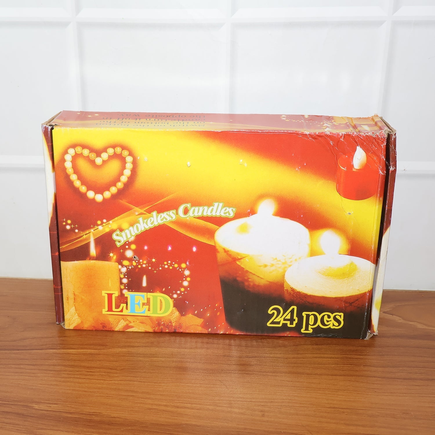 christmas Premium Glitter LED Tealight Candles (24 Pc Set) The Morsignaturekarts