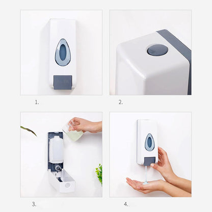 Wall Mounted Liquid Soap Dispenser (1 Pc) signaturekarts