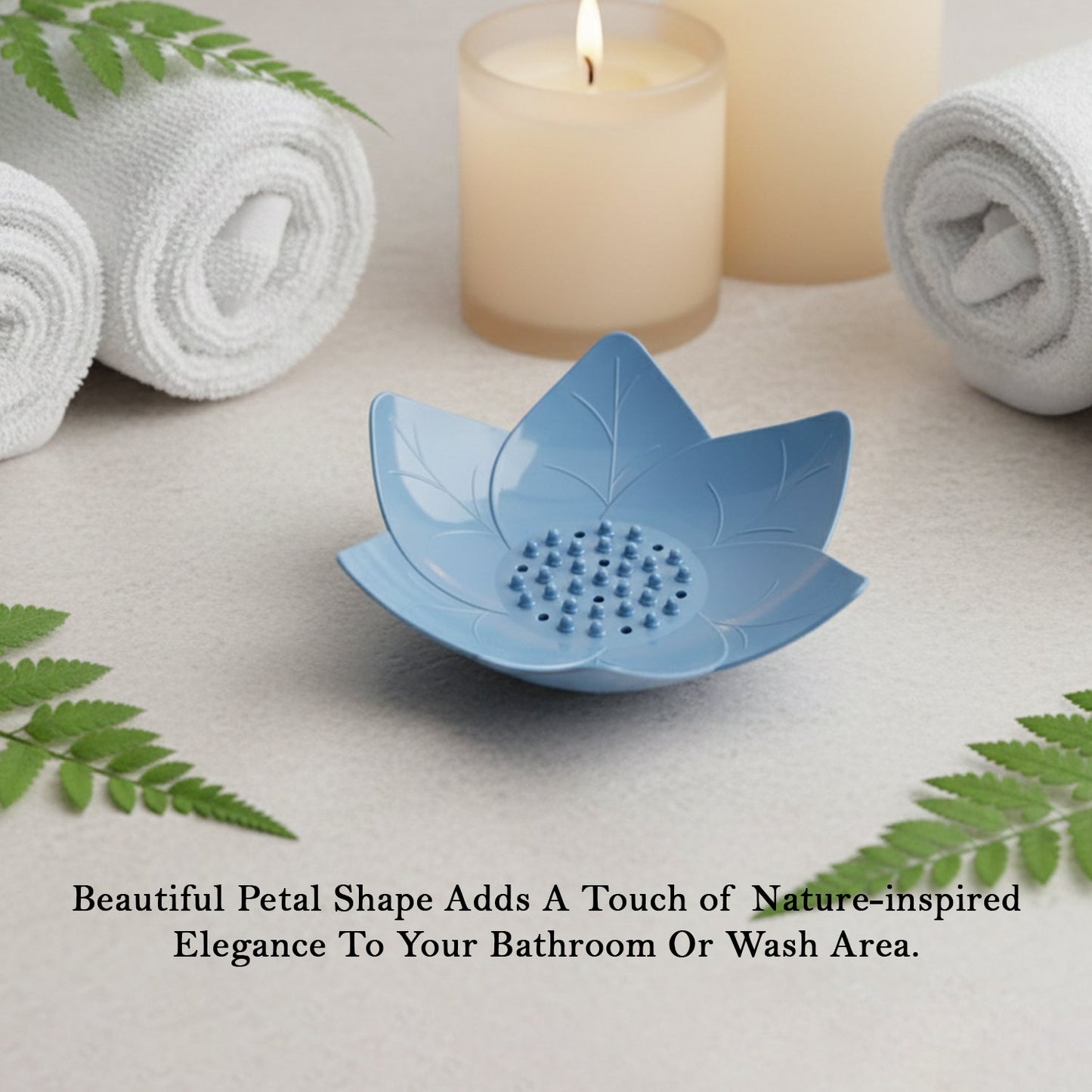 Supermom 3-Piece Lotus Blossom Design Soap Holder Set The Morsignaturekarts