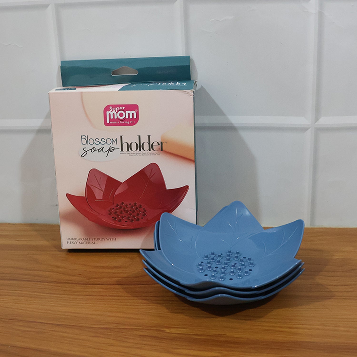 Supermom 3-Piece Lotus Blossom Design Soap Holder Set The Morsignaturekarts