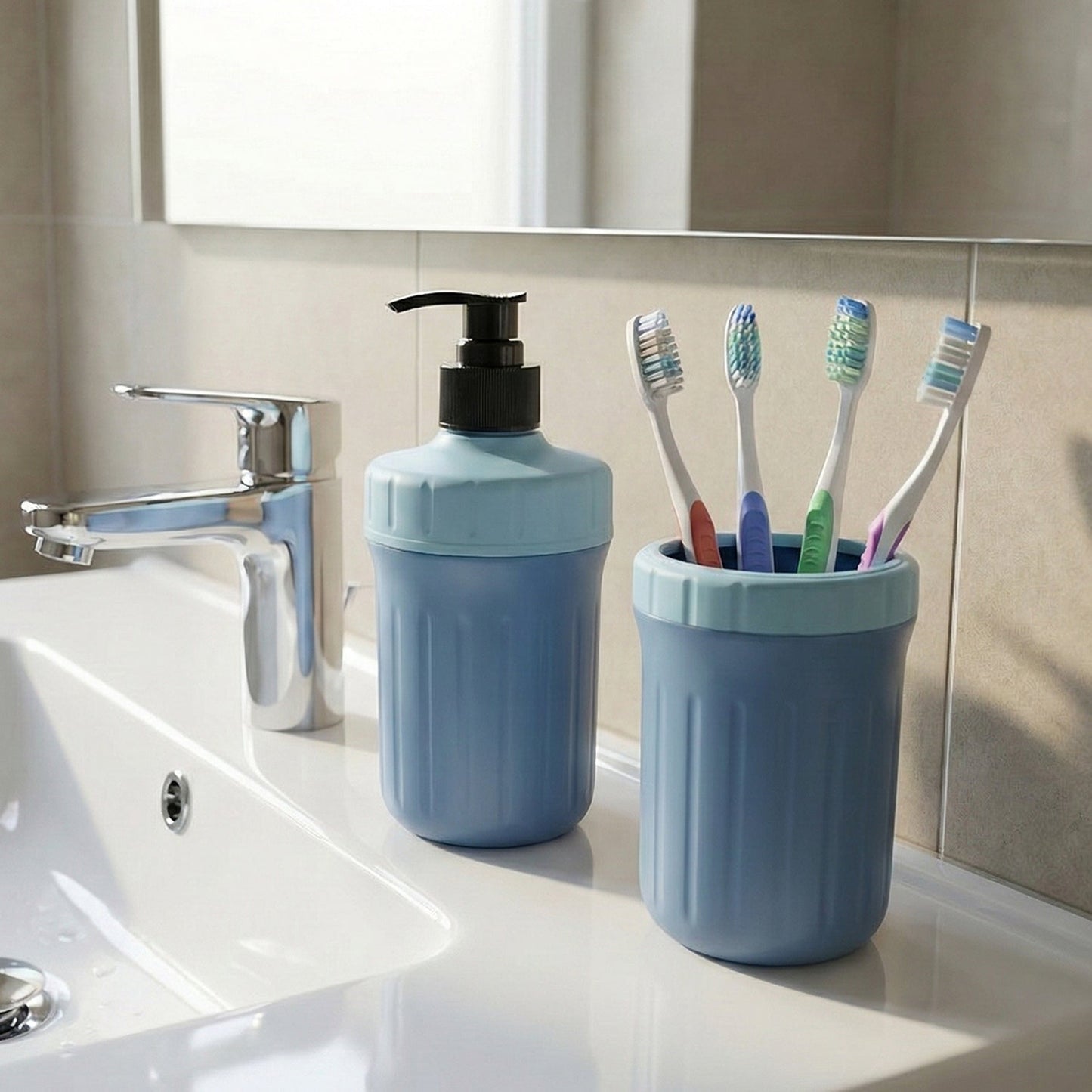 Multipurpose Soap Dispenser with Utility Holder (1 Set) The Morsignaturekarts