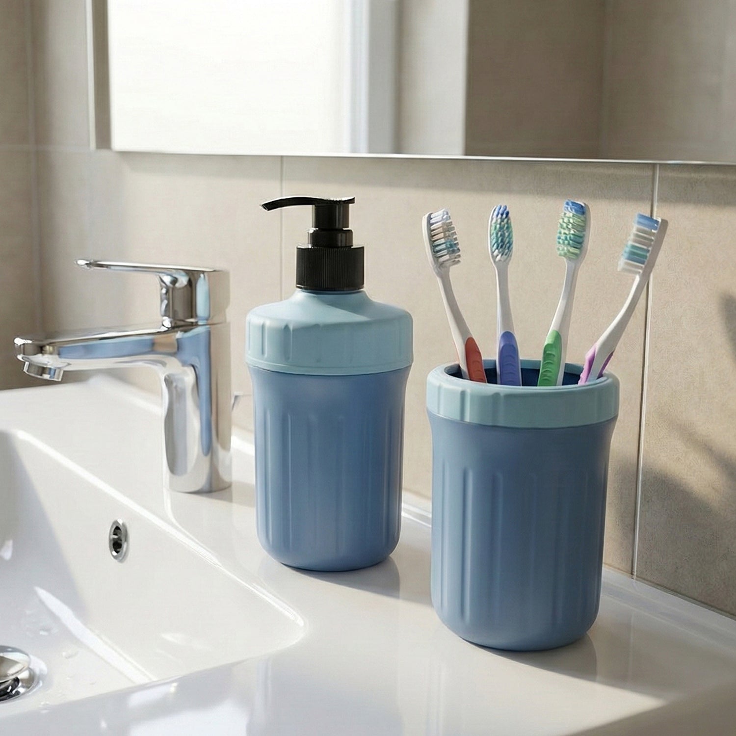 Multipurpose Soap Dispenser with Utility Holder (1 Set) The Morsignaturekarts