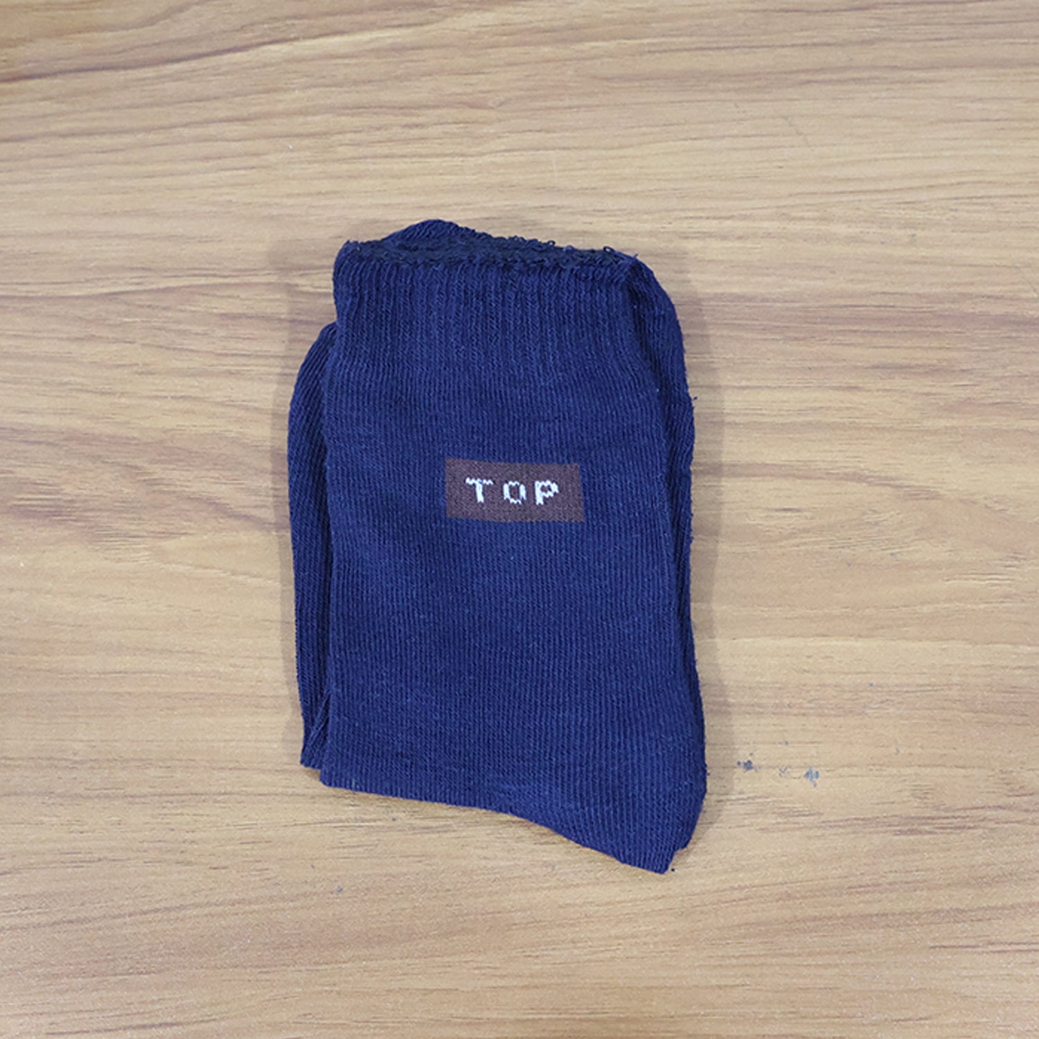 Navy Blue Casual Daily Wear Socks (1 Pair) The Morsignaturekarts