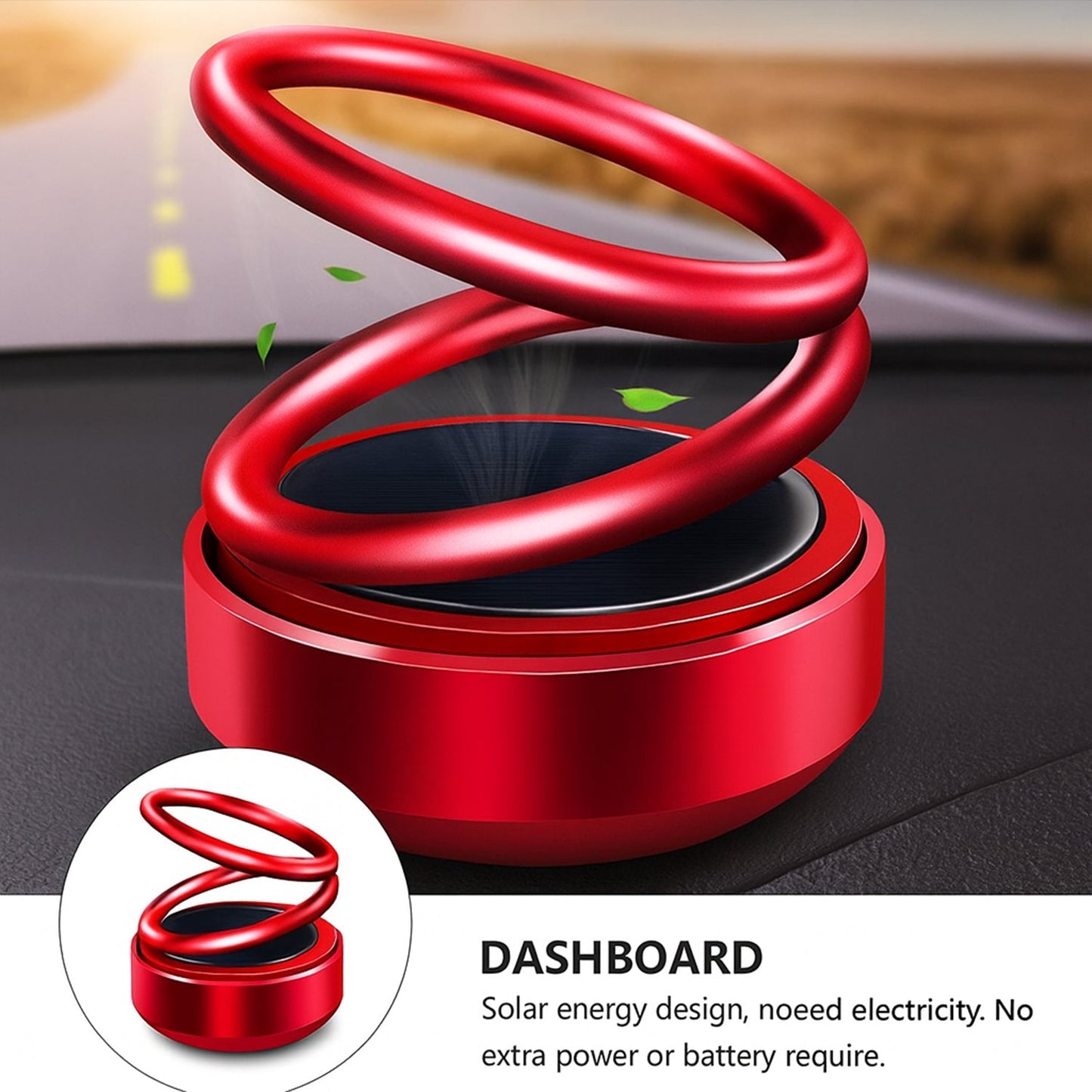 Small Solar Car Aroma Air Freshener (1 Pc) signaturekarts