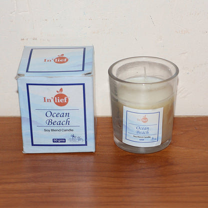In'lief Scented Votive Jar Candle - (1 Pc / 50 Gm) signaturekarts