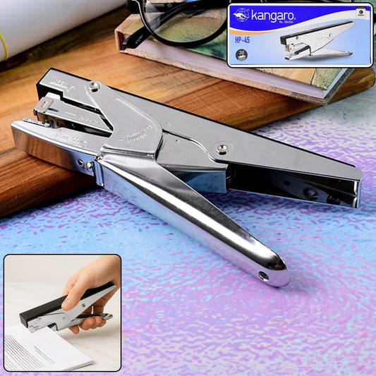 Kangaro HP-45 Heavy Duty Plier Stapler with Metal Body signaturekarts