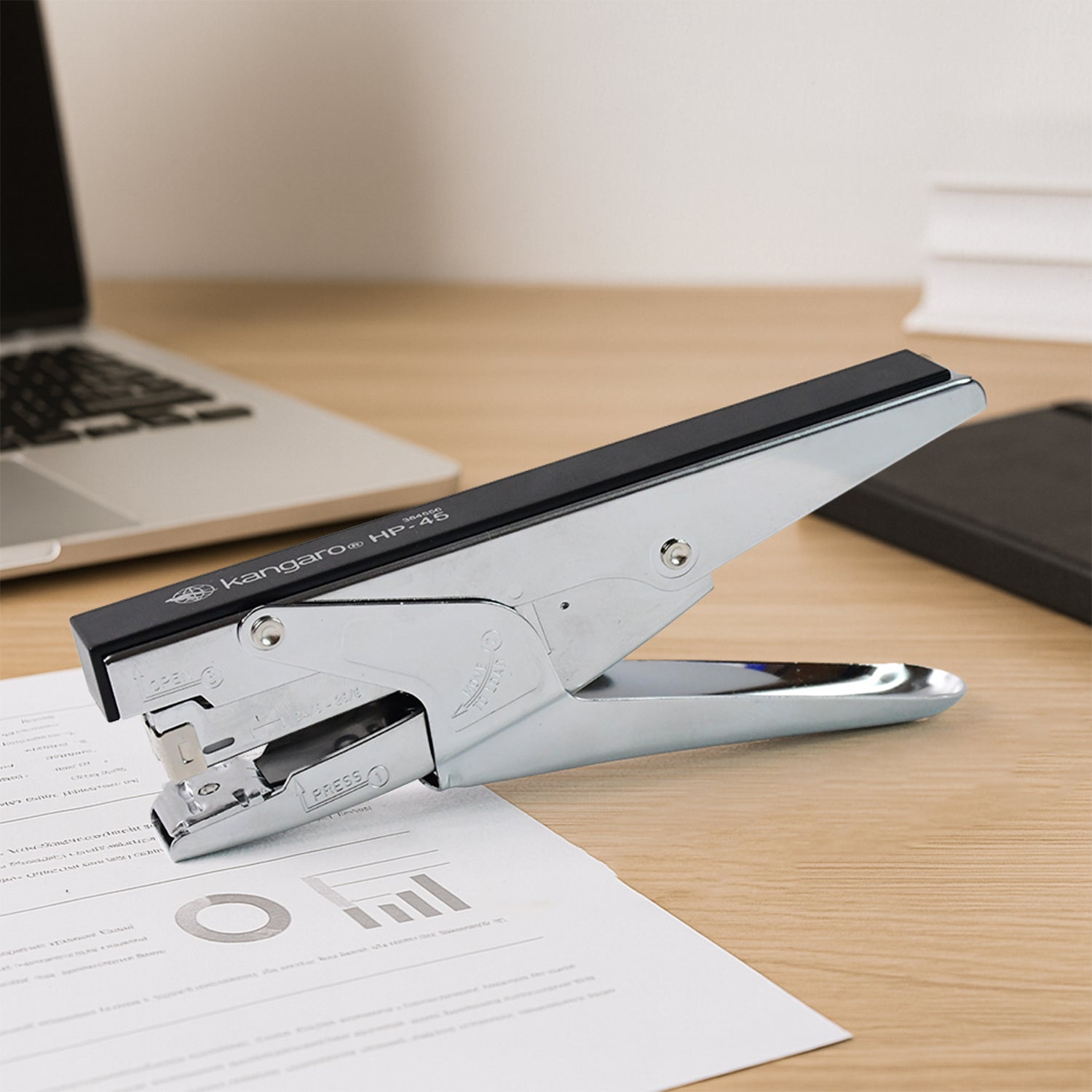 Kangaro HP-45 Heavy Duty Plier Stapler with Metal Body signaturekarts