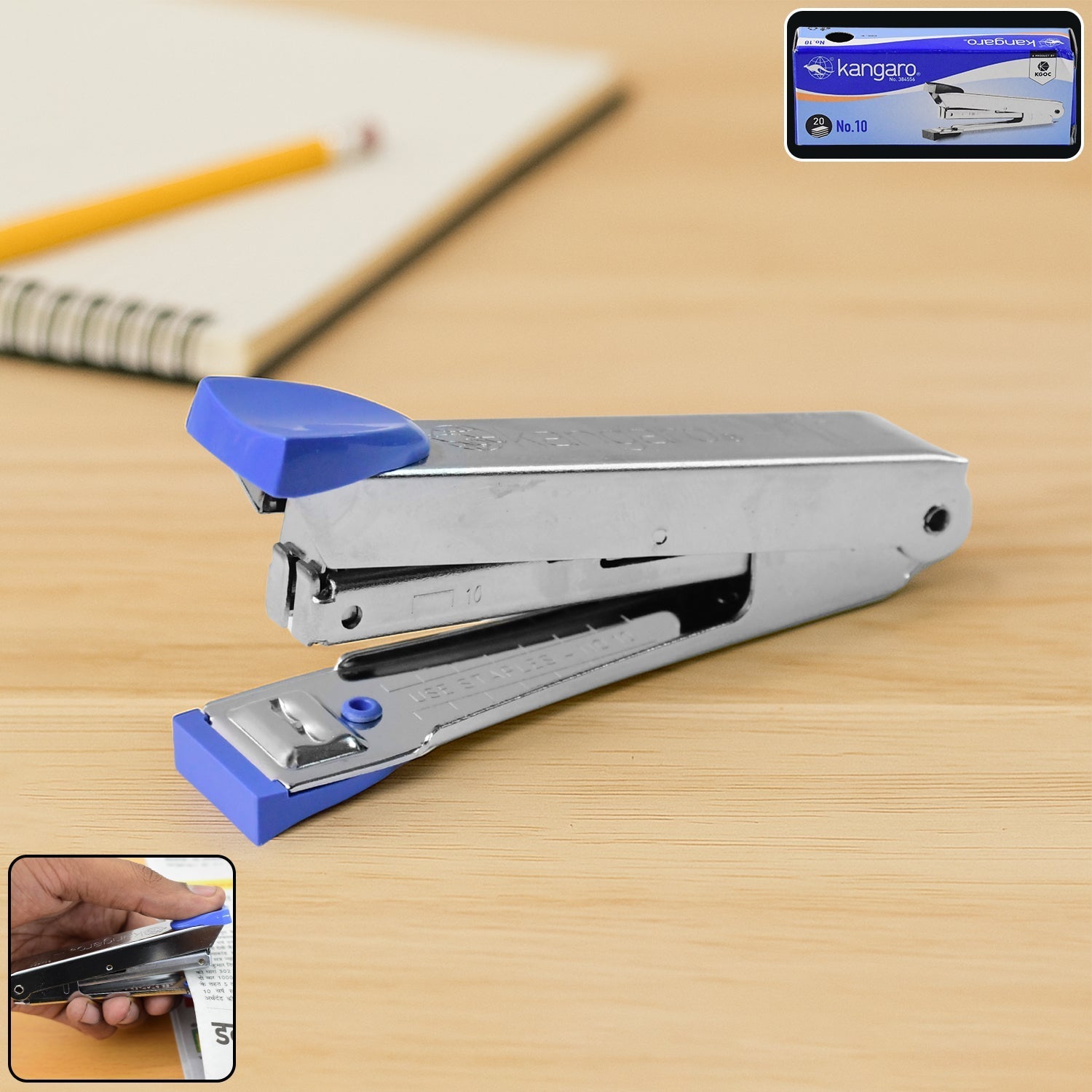Kangaro No.10 Compact Metal Stapler signaturekarts