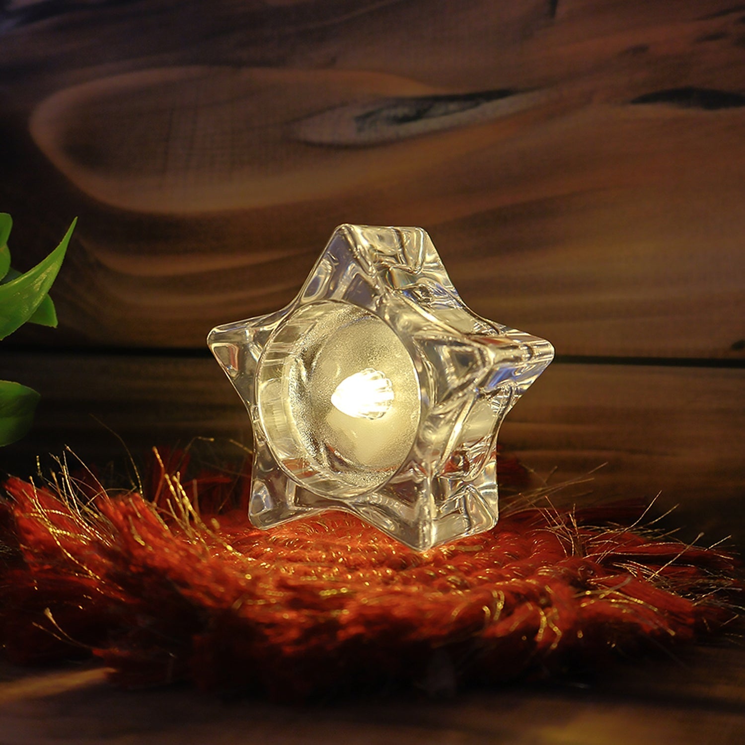 Flameless Star-Shaped LED Candles (4 Pc / Set) signaturekarts