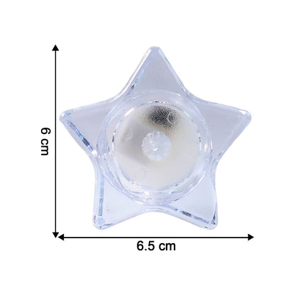 Flameless Star-Shaped LED Candles (4 Pc / Set) signaturekarts