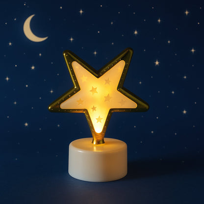 Decorative Star Shaped Flameless LED Candles (4 Pc) signaturekarts