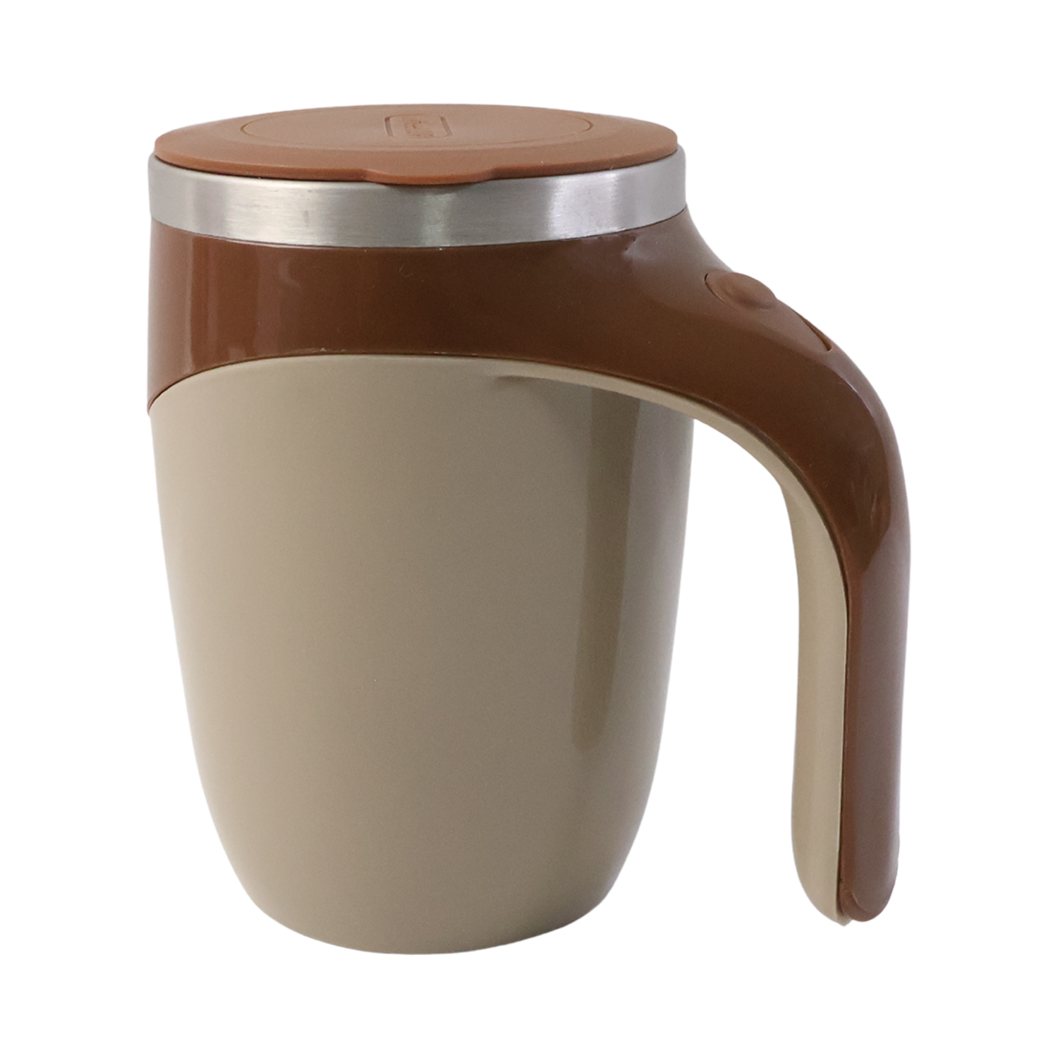 Stirring Coffee Mug | Magnetic Stirring Coffee Cup | Stainless Steel Mug for Milk | Travel Mixing Cup | Self Stirring Coffee Mug, Suitable for Coffee / Milk / Hot Chocolat | Battery Operated ( Battery Not Included) signaturekarts
