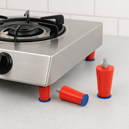 Heavy-Duty Universal Stove Legs for Gas Stove (4 Pc Set) signaturekarts