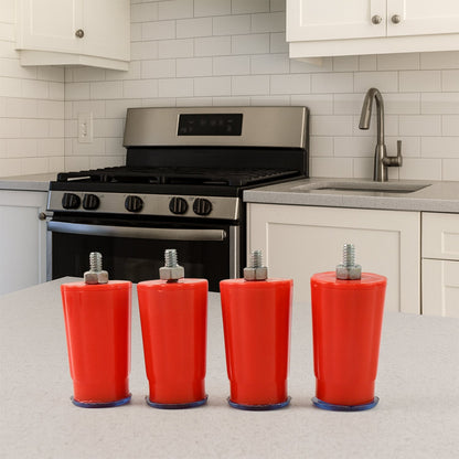 Heavy-Duty Universal Stove Legs for Gas Stove (4 Pc Set) signaturekarts