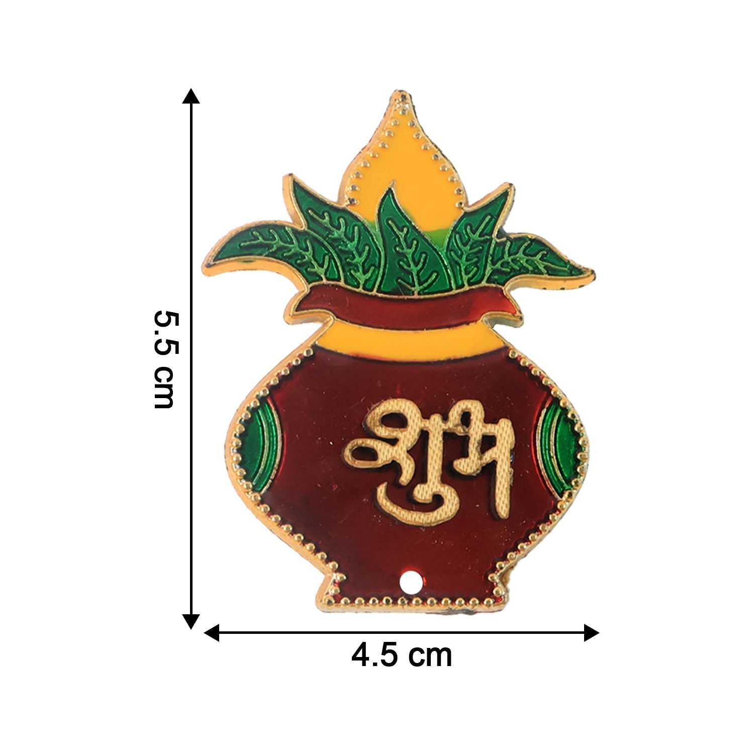 Shubh Labh Kalash Shaped Wall Hangings (2 Pc) signaturekarts