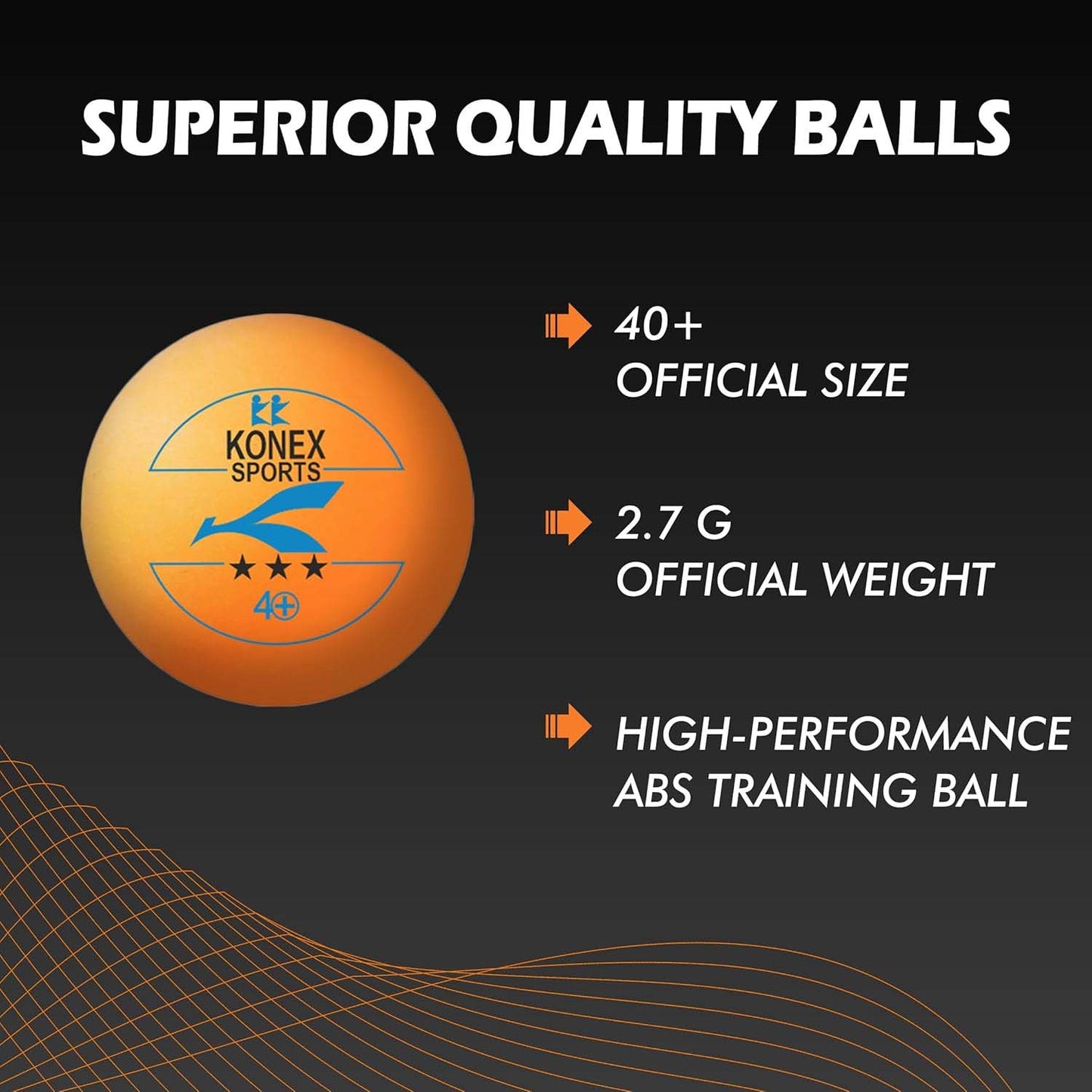 Professional Table Tennis Balls (6 Pc) signaturekarts