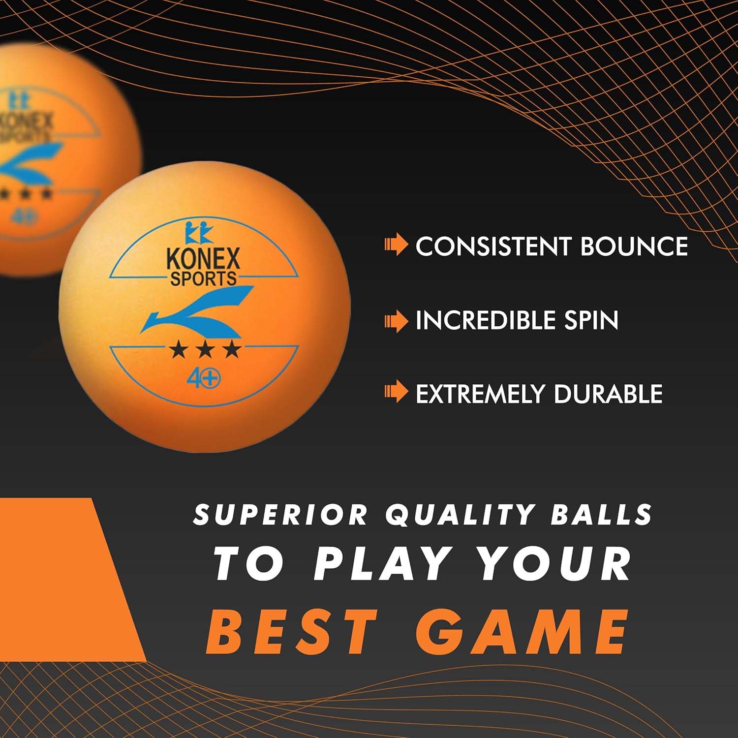 Professional Table Tennis Balls (6 Pc) signaturekarts