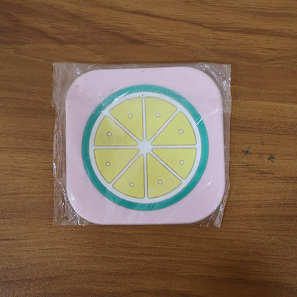 Premium Silicone Drink Coaster (1 Pc, 8×8 cm / Mix Design) signaturekarts