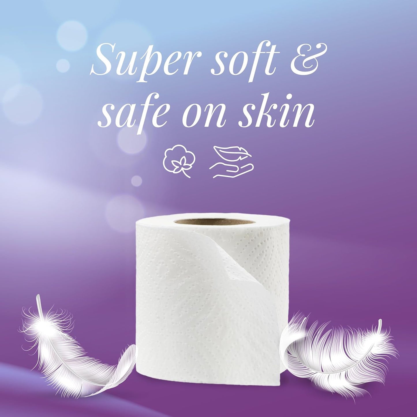 Toilet Tissue Rolls – Soft Embossed Bathroom Tissue, 220 Sheets × 10 Rolls signaturekarts