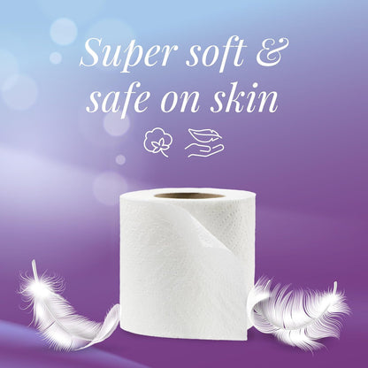 Toilet Tissue Rolls – Soft Embossed Bathroom Tissue, 220 Sheets × 10 Rolls signaturekarts