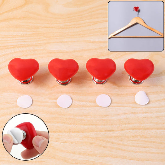 Heart-shaped Knob Pulls Toilet Press Button (4 Pc) The Morsignaturekarts