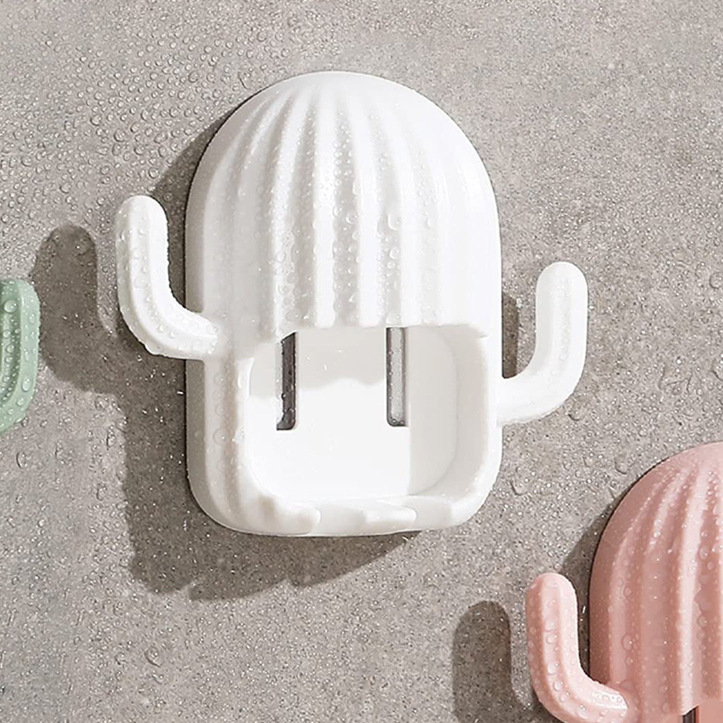 Wall Mounted Cactus-Shape Toothbrush Holder (1 Pc) The Morsignaturekarts
