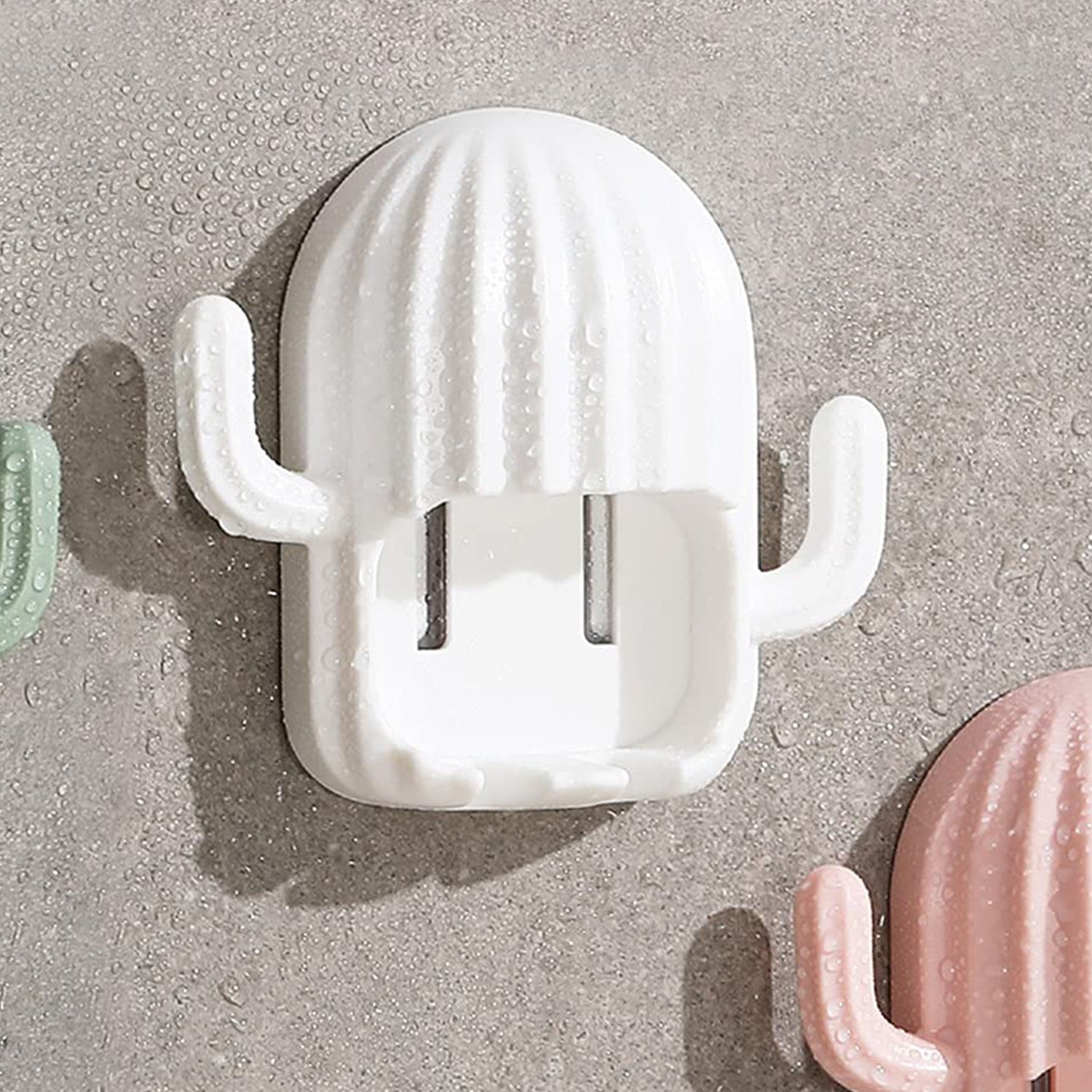 Wall Mounted Cactus-Shape Toothbrush Holder (1 Pc) The Morsignaturekarts
