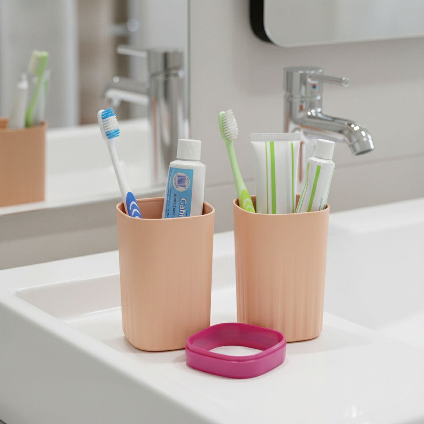 Plastic Hygienic Toothbrush Travel Portable Case (2 Pc) The Morsignaturekarts