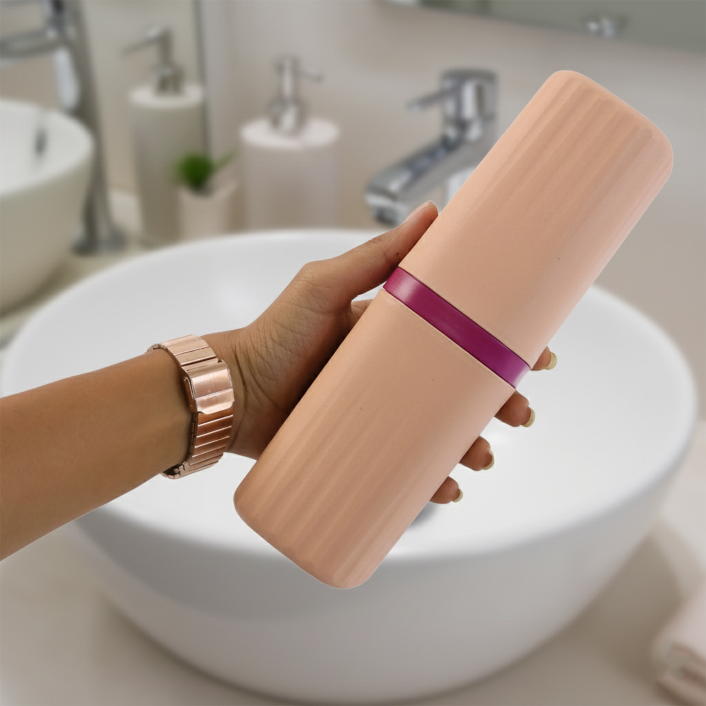 Plastic Hygienic Toothbrush Travel Portable Case (2 Pc) The Morsignaturekarts