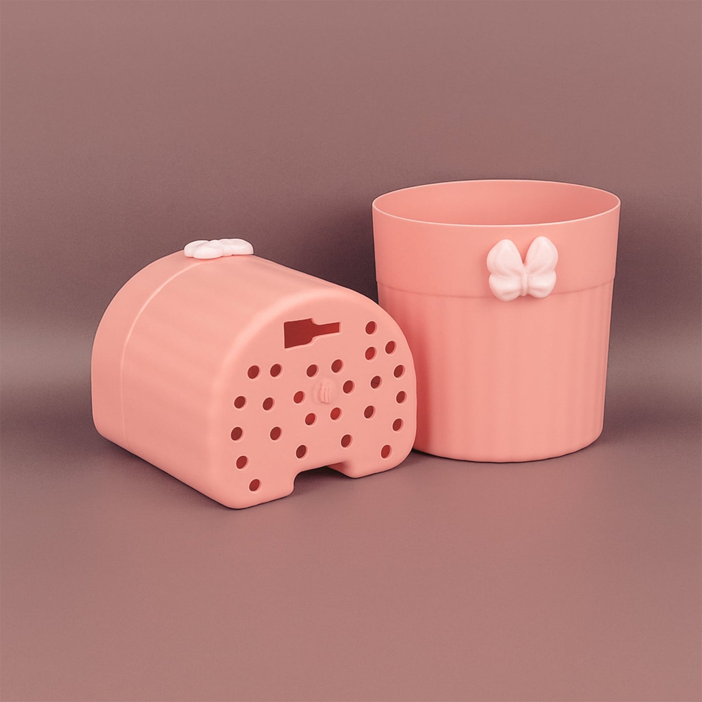 Premium Wall-Mounted Toothbrush Holder with Butterfly Design (2 Pc) signaturekarts