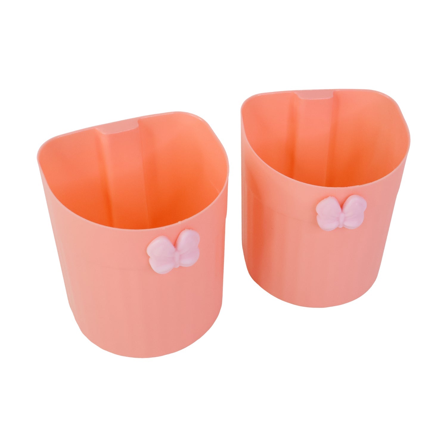 Premium Wall-Mounted Toothbrush Holder with Butterfly Design (2 Pc) signaturekarts