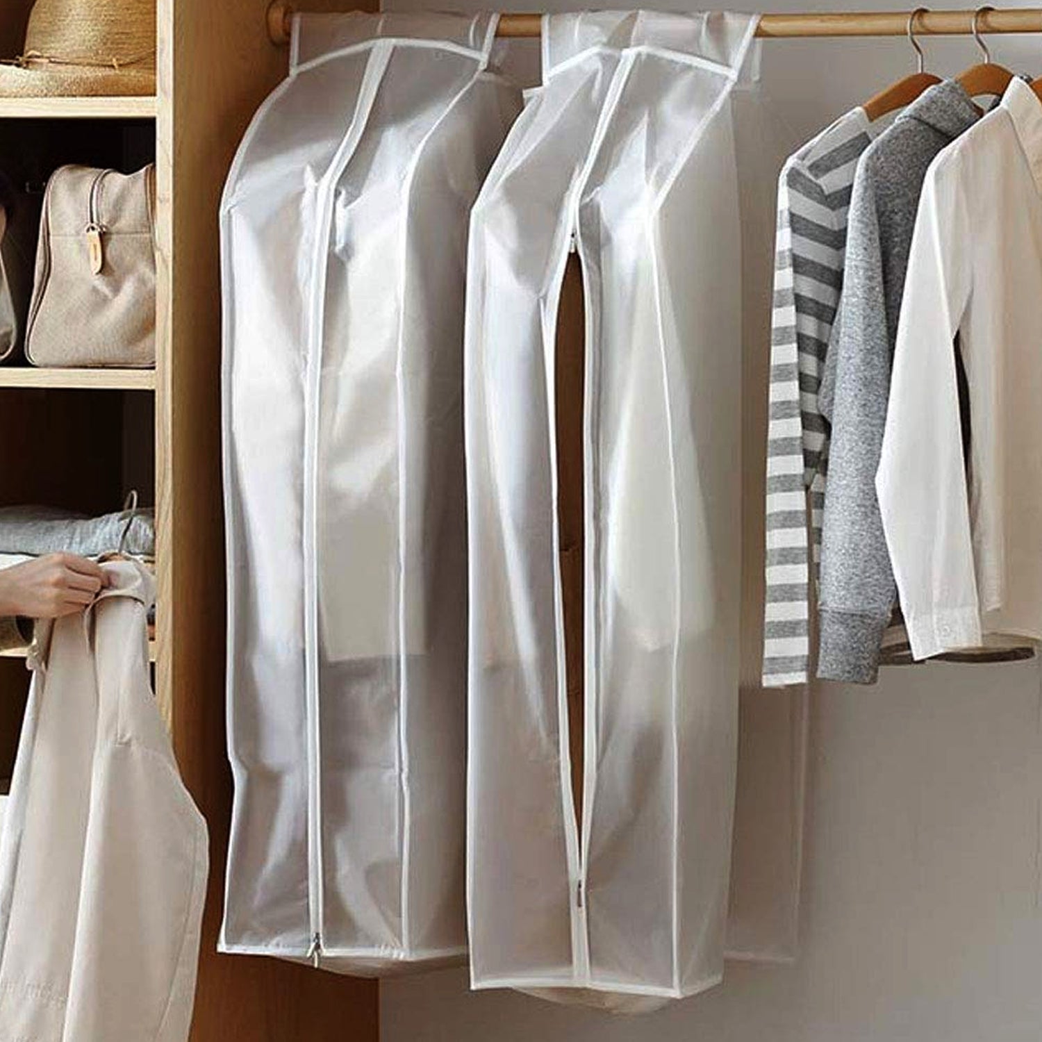 Premium Long Garment Cover (120 cm, 1 Pc) The Morsignaturekarts