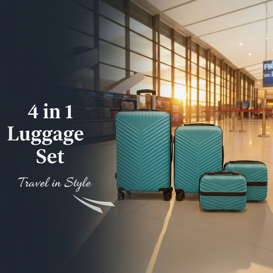 4-in-1 Luggage Set  Durable And Stylish Hard Shell Suitcase Set